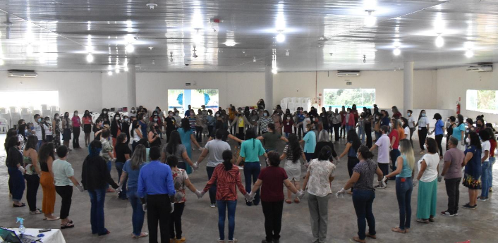 Roda de professores na formação inicial e lançamento do Programa Alfabetiza Alta Floresta